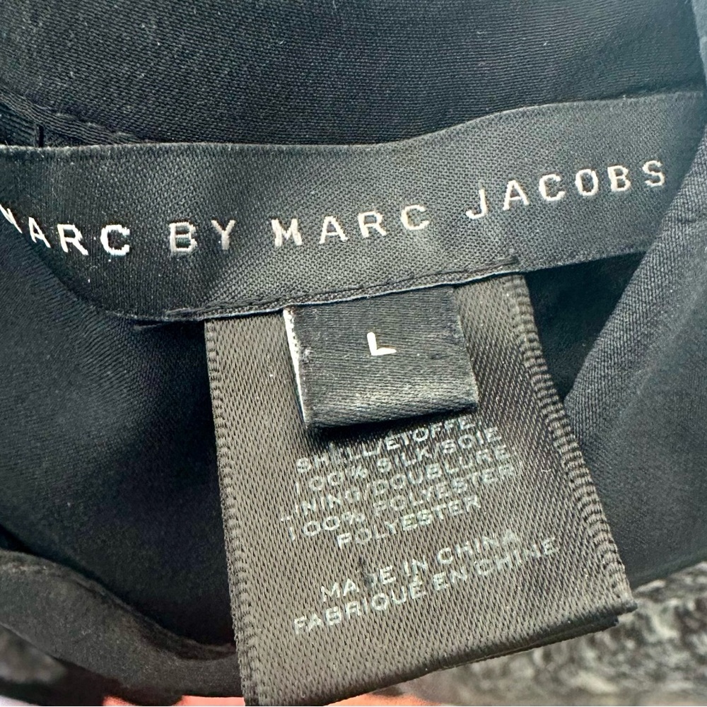 Marc Jacobs • Signature Faux Sequin Dress in Black Large - Picture 6 of 6
